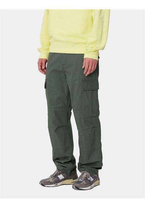 pantaloni regular cargo uomo verdi  in cotone CARHARTT WIP | I03246729N.02